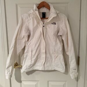 The North Face Women's white rain Jacket